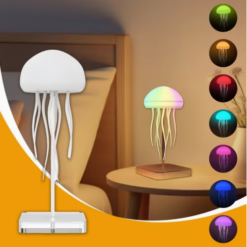 1ks, Lampa Medúza, Lampa Medúza s Tancujúcimi Nohami, RGB Gradientná Nočná Lampa Medúza s Diaľko