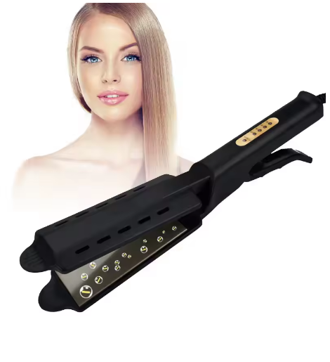 Widen Hair Straightener Four-Gear Temperature Adjustment Ceramic Tourmaline Ionic Flat Iron Fast Straight Hair Steam Flat Iron